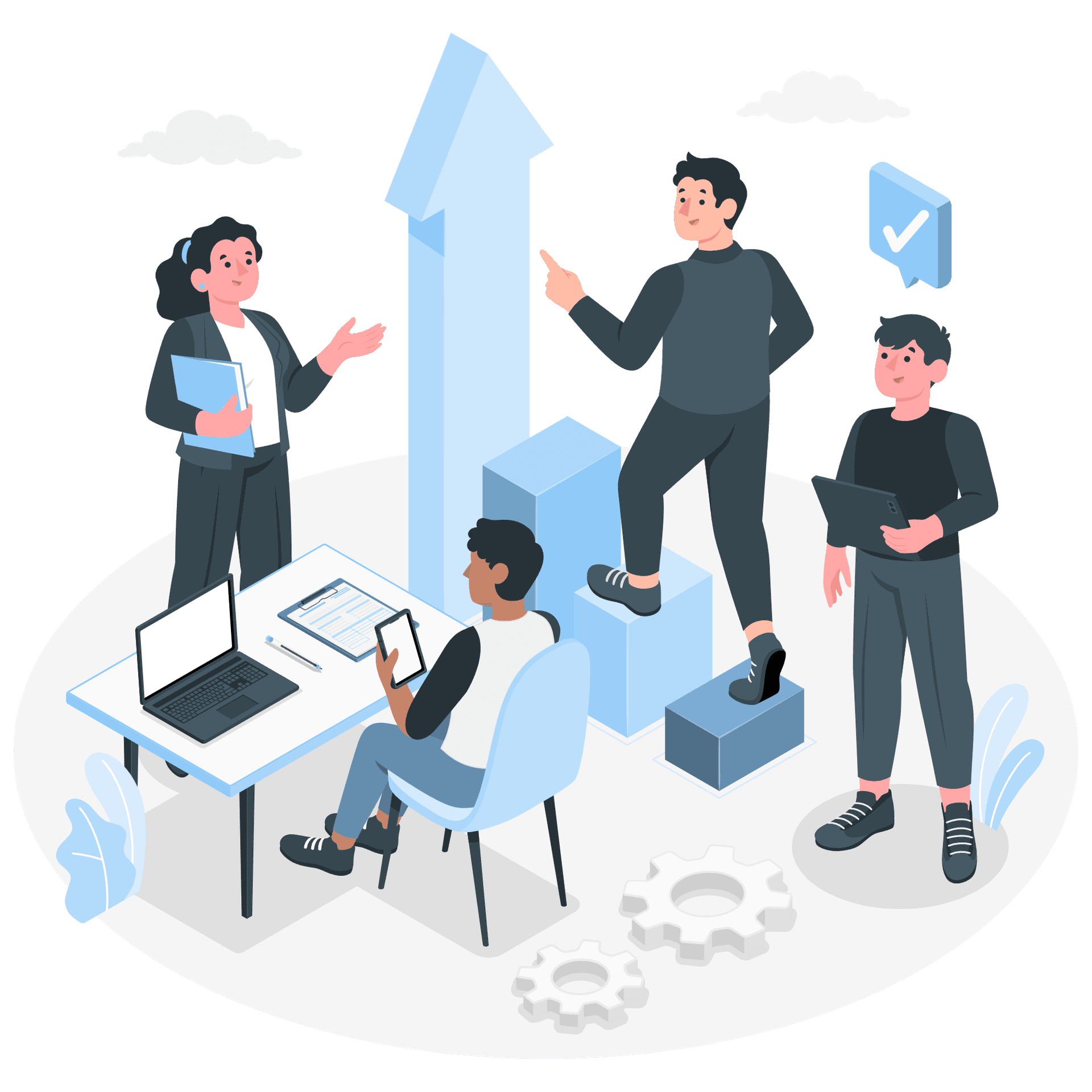 Illustration representing the Alfa Global leadership team